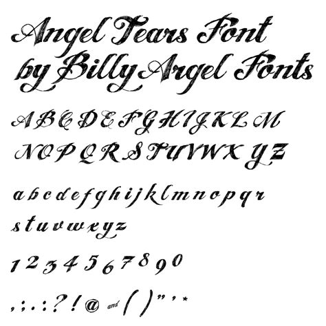 angel tears font tester|angel tears font generator.